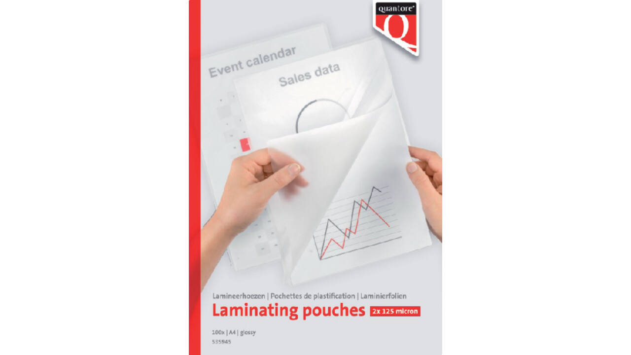 Lamineerhoes Quantore A4 2x125micron 100stuks