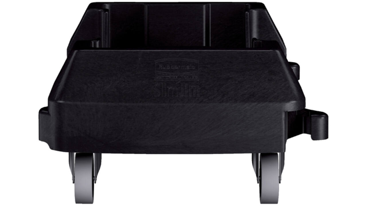 Onderstel Rubbermaid Slim Jim zwart