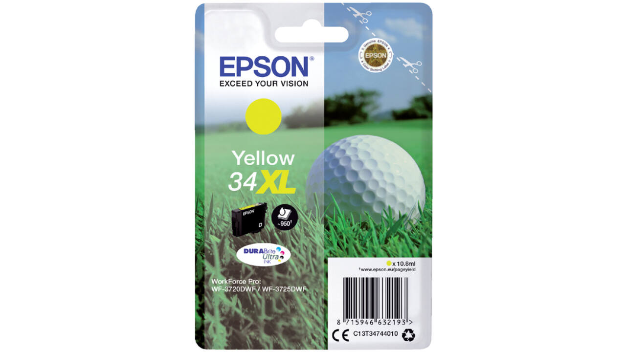 Inktcartridge Epson 34XL T3474 geel