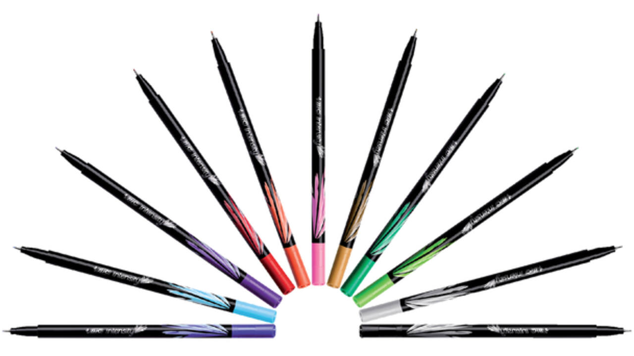 Fineliner Bic intensity 0.4mm assorti