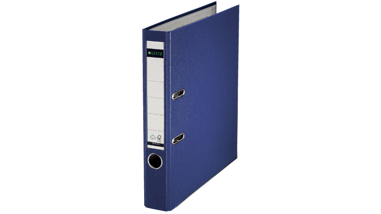 Ordner Leitz 1015 180° 52mm PP A4 blauw