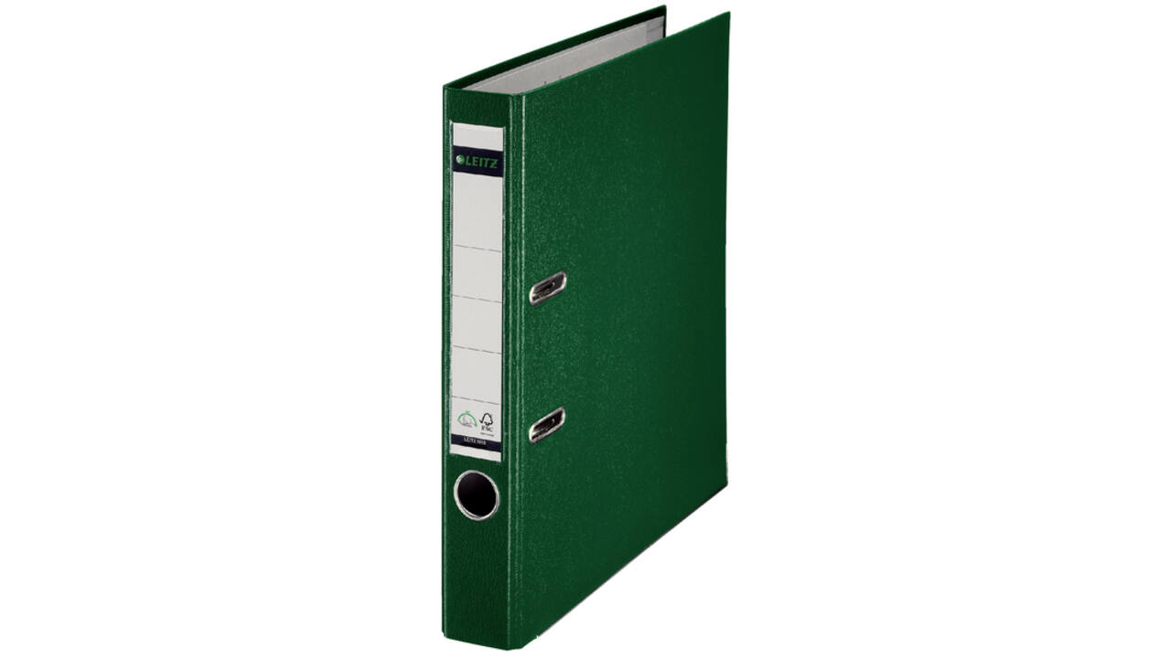 Ordner Leitz 1015 180° 52mm PP A4 groen