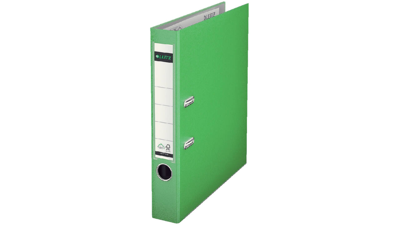 Ordner Leitz 1015 180° 52mm PP A4 lichtgroen