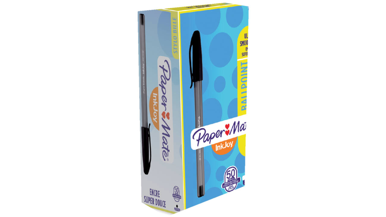 Balpen Paper Mate Inkjoy 100 medium zwart