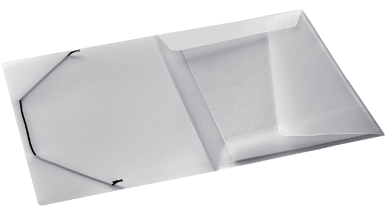 Elastomap Djois college file A4 3 kleppen PP transparant