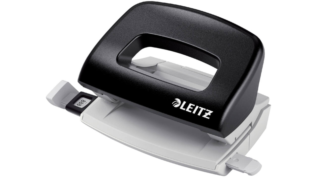 Perforator Leitz NeXXt mobiele 10 vel zwart
