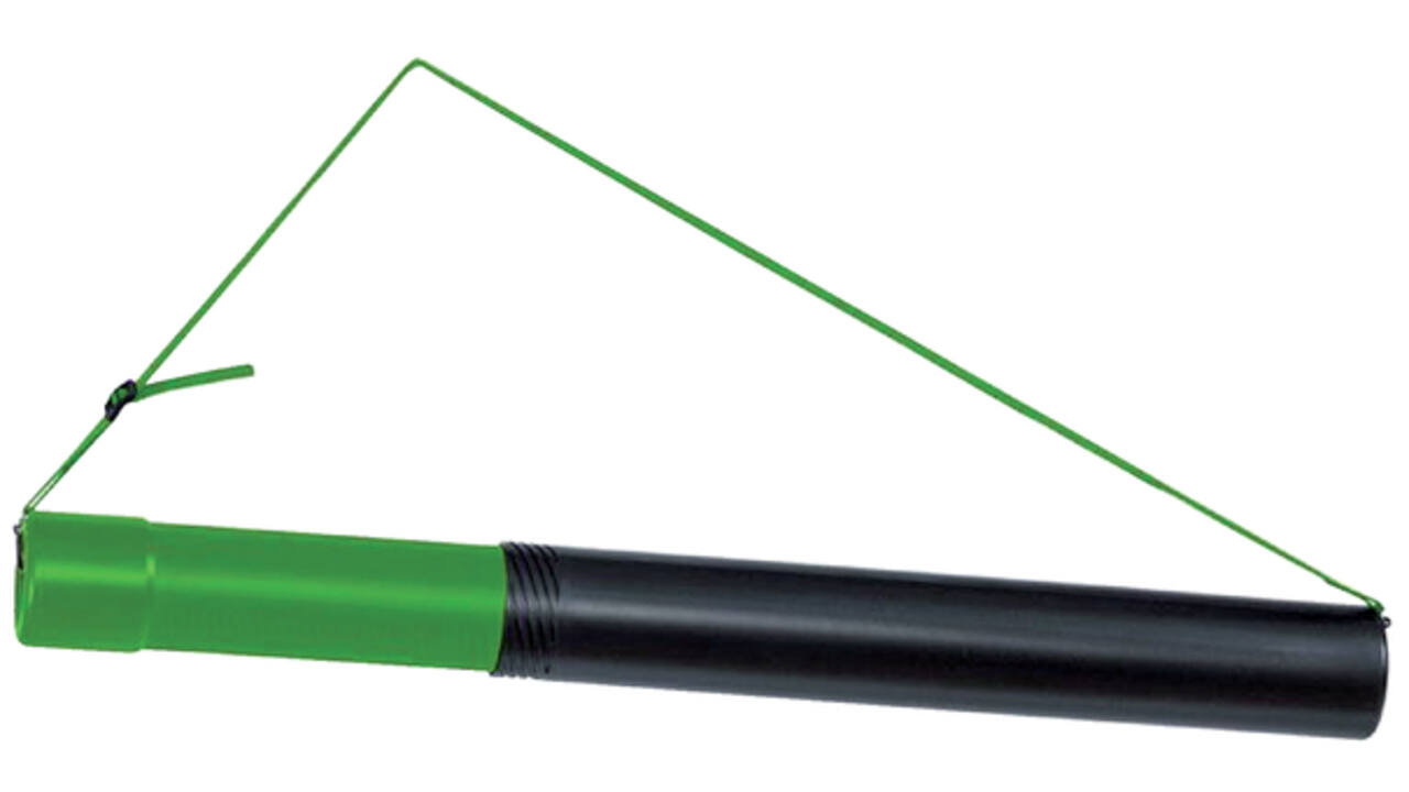 Tekeningkoker Linex zoom 70 tot 124cm doorsnee 7.5cm zwart