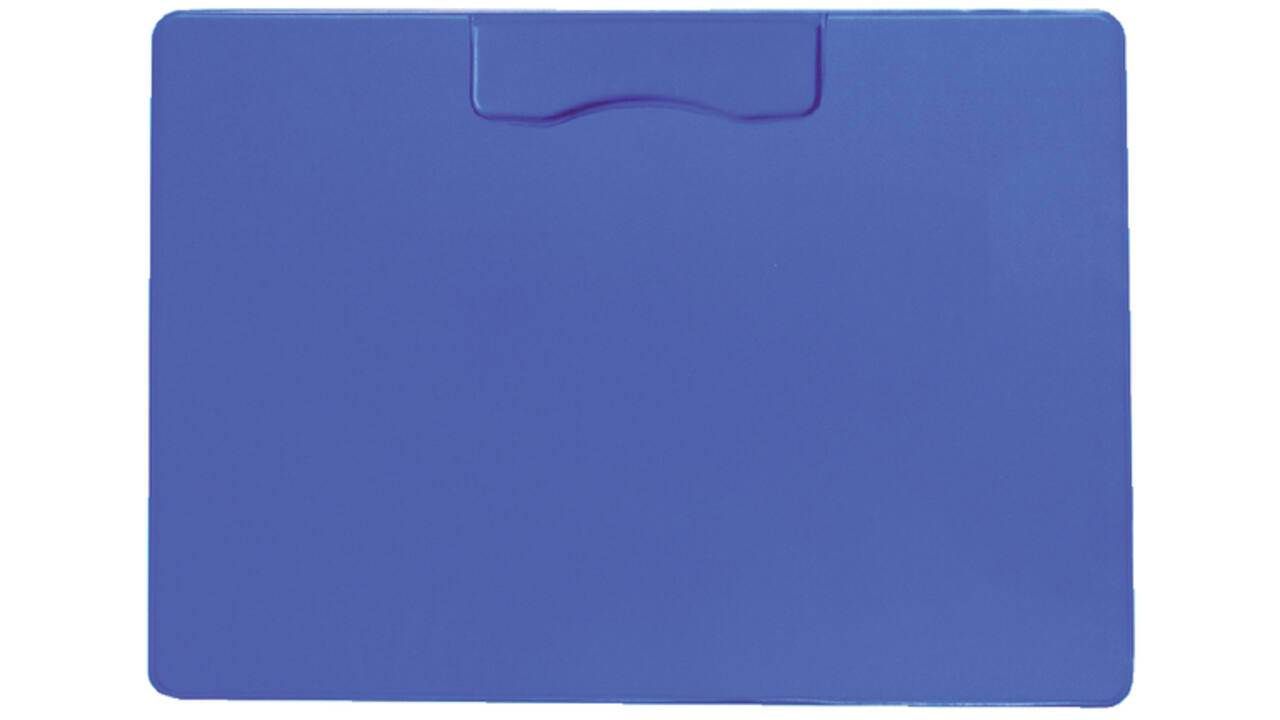 Klembord magnetisch A4 dwars blauw