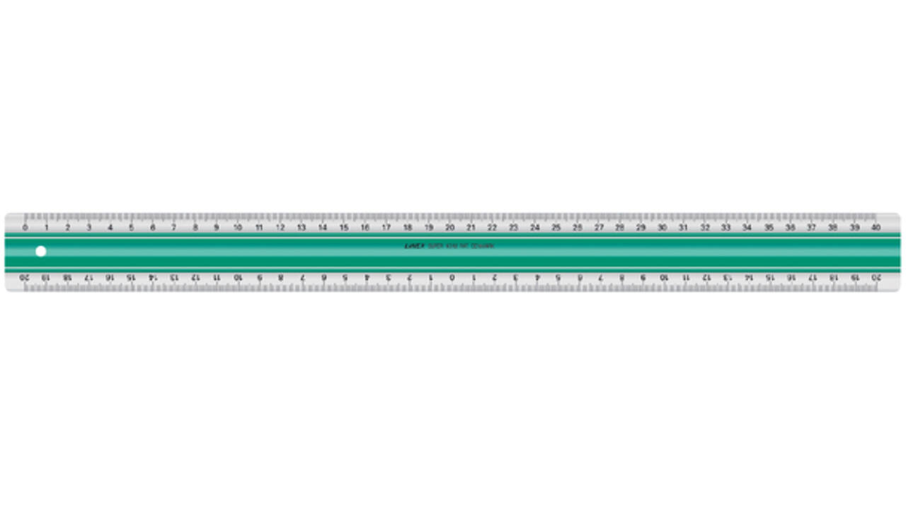 Liniaal Linex super S40 40cm transparant