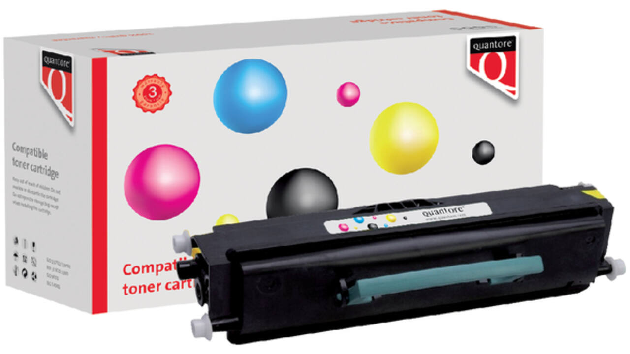 Tonercartridge Quantore alternatief tbv Lexmark E260A11E zwart