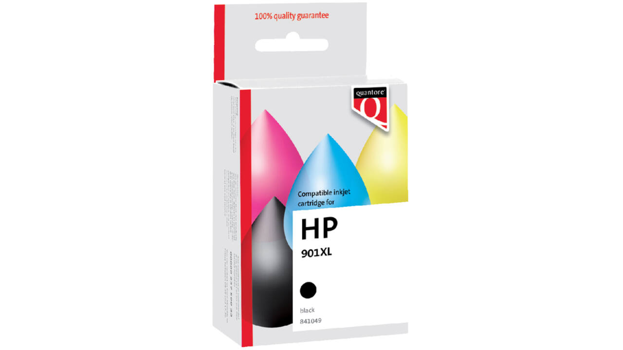 Inktcartridge Quantore alternatief tbv HP CC654A 901XL zwart