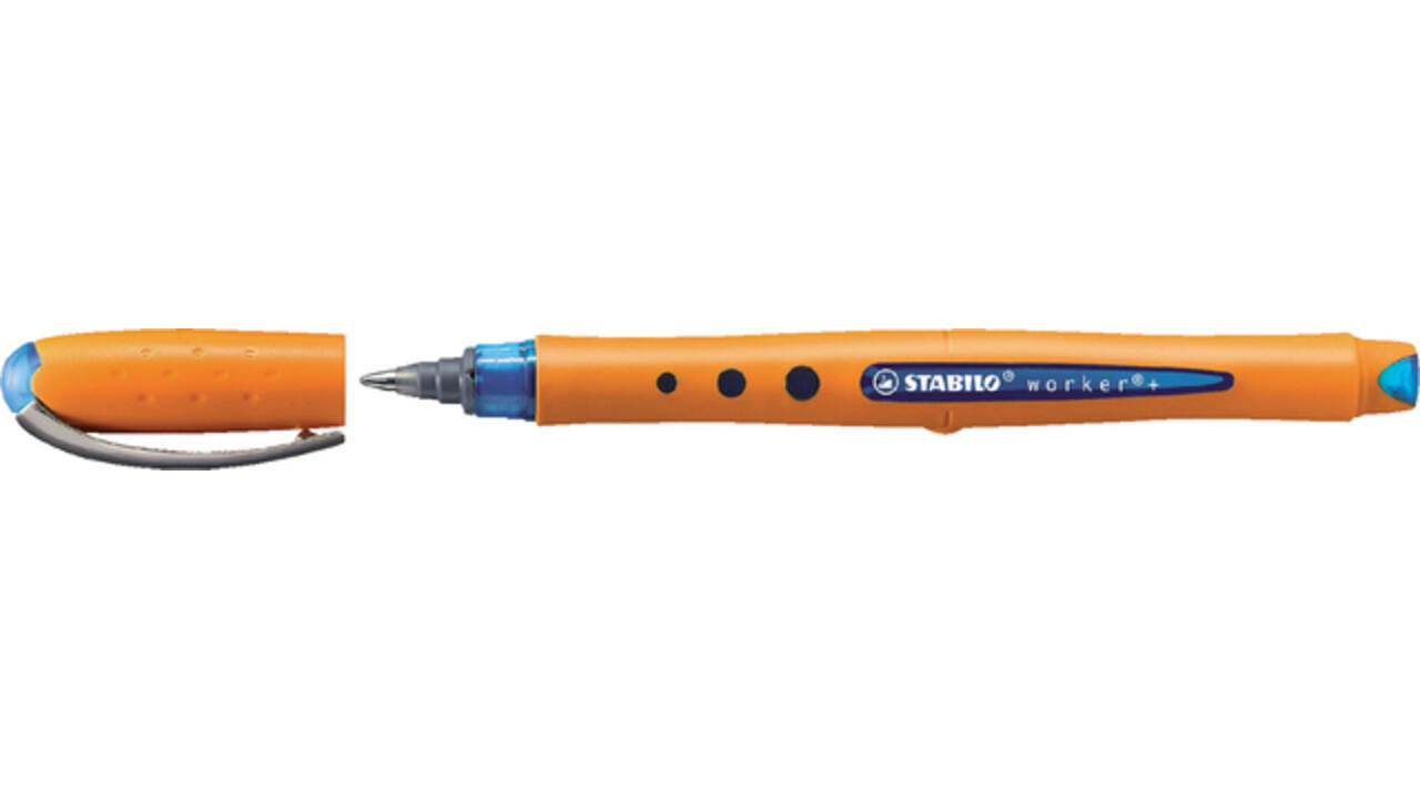 Rollerpen STABILO worker 2018/41 medium blauw