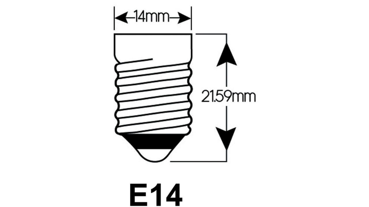 Ledlamp Integral E14 2700K warm wit 2W 250lumen