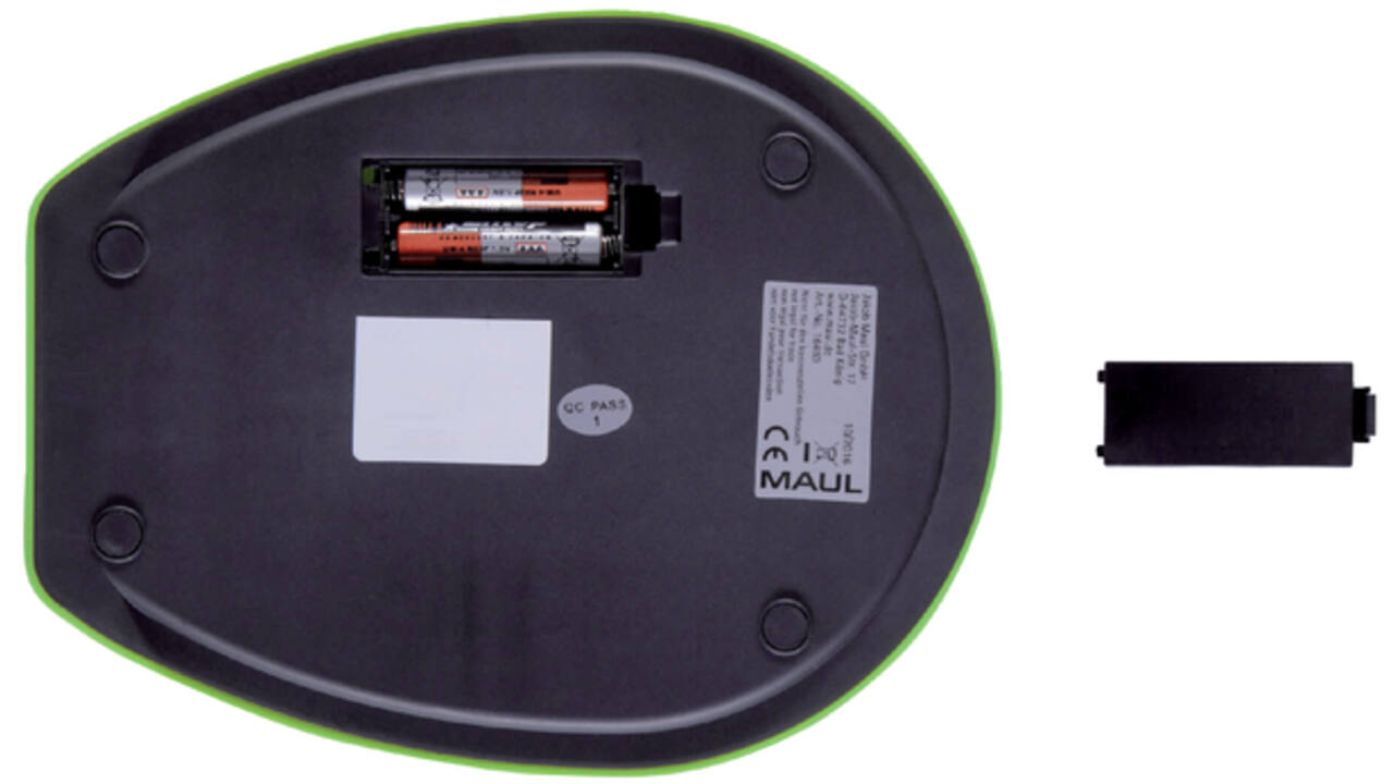 Briefweger MAUL Goal tot 5000 gram inclusief batterij zwart