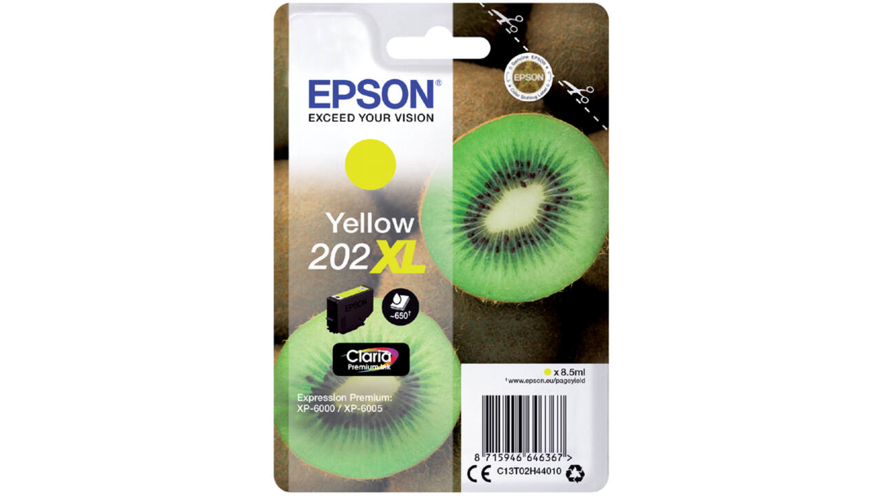 Inktcartridge Epson 202XL T02H44 geel