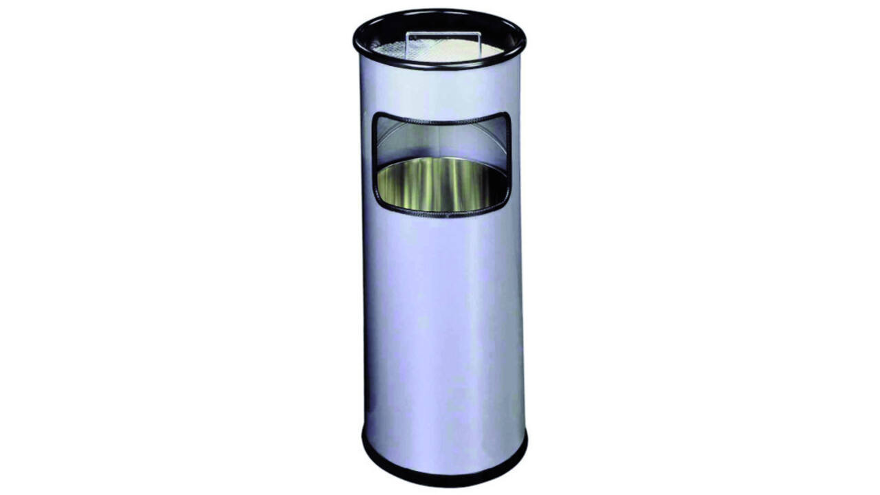 As-papierbak Durable 3330-23 rond zilver metallic