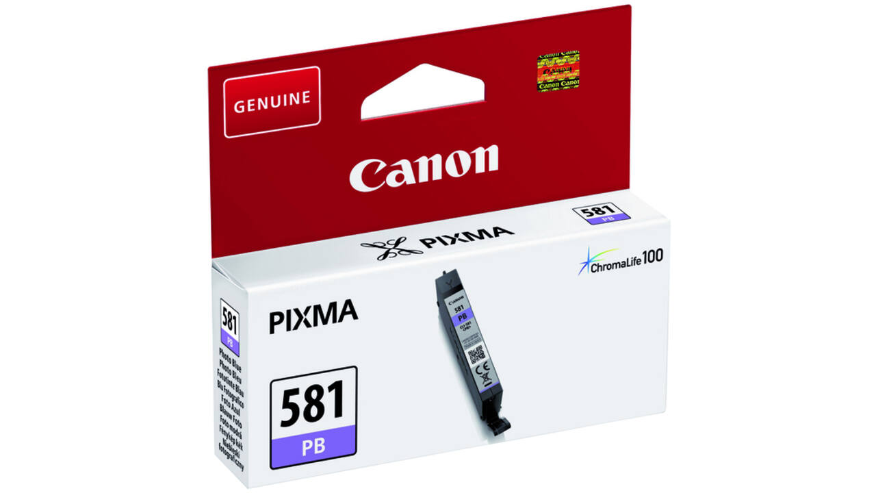Inktcartridge Canon CLI-581 foto blauw