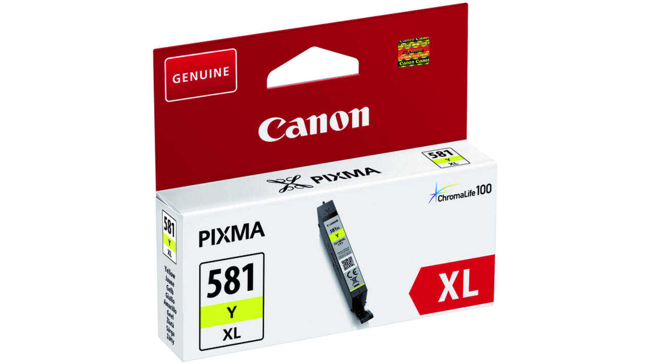 Inktcartridge Canon CLI-581XL geel