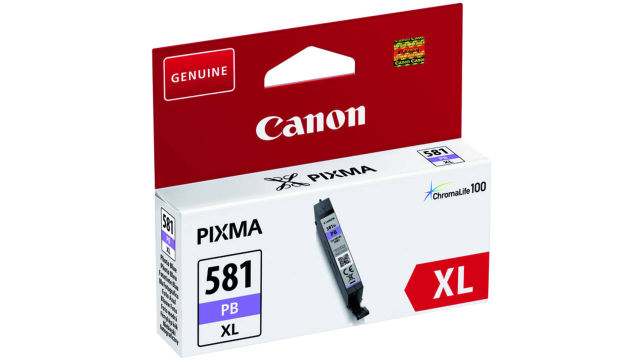 Inktcartridge Canon CLI-581XL foto blauw