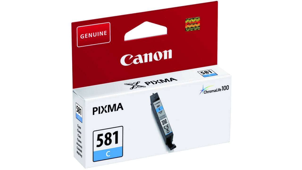 Inktcartridge Canon CLI-581 blauw