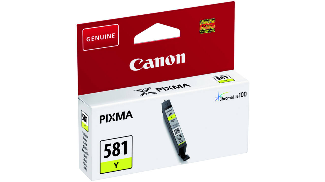 Inktcartridge Canon CLI-581 geel