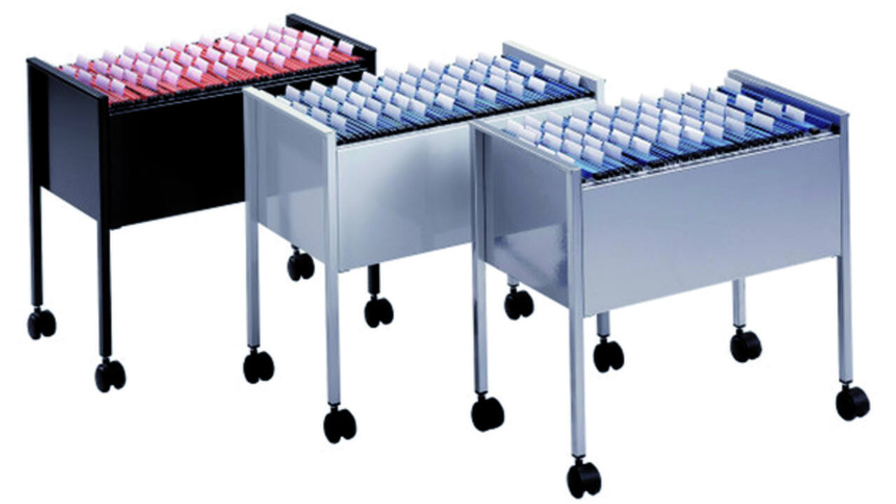 Hangmappentrolly Durable Economy 80 A4 grijs