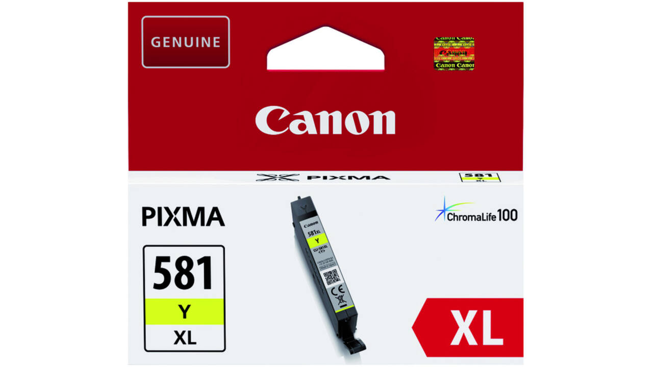 Inktcartridge Canon CLI-581XL geel