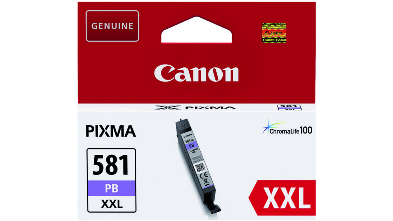Inktcartridge Canon CLI-581XXL foto blauw