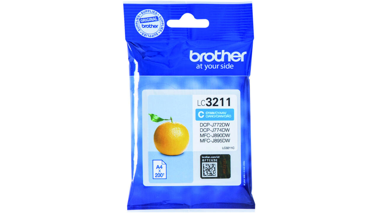 Inktcartridge Brother LC-3211C blauw