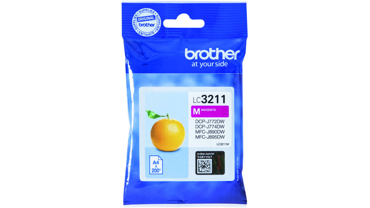 Inktcartridge Brother LC-3211M rood