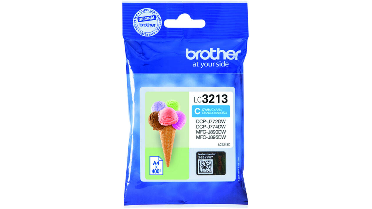 Inktcartridge Brother LC-3213C blauw