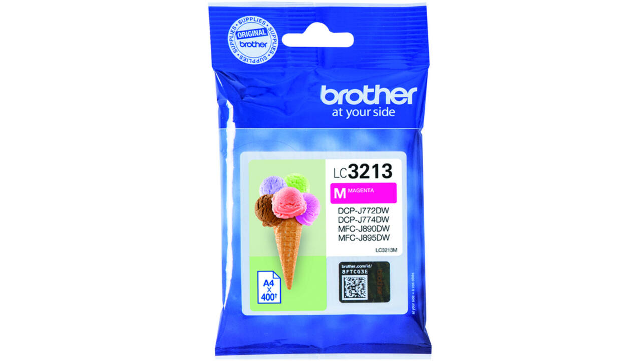 Inktcartridge Brother LC-3213Mrood