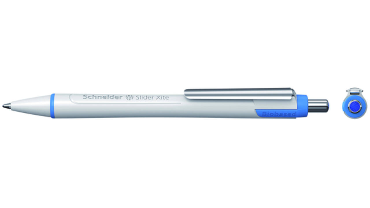 Balpen Schneider Slider Xite extra breed blauw