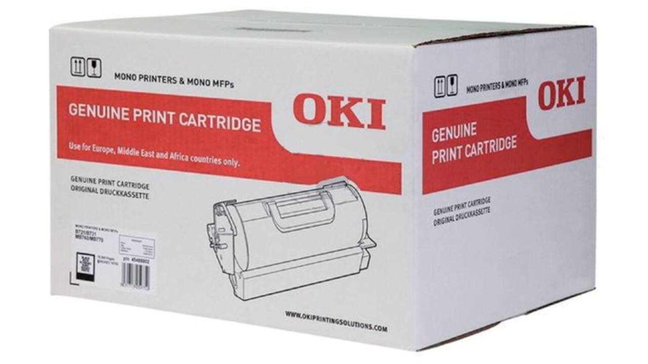 Toner Oki 45488802 zwart