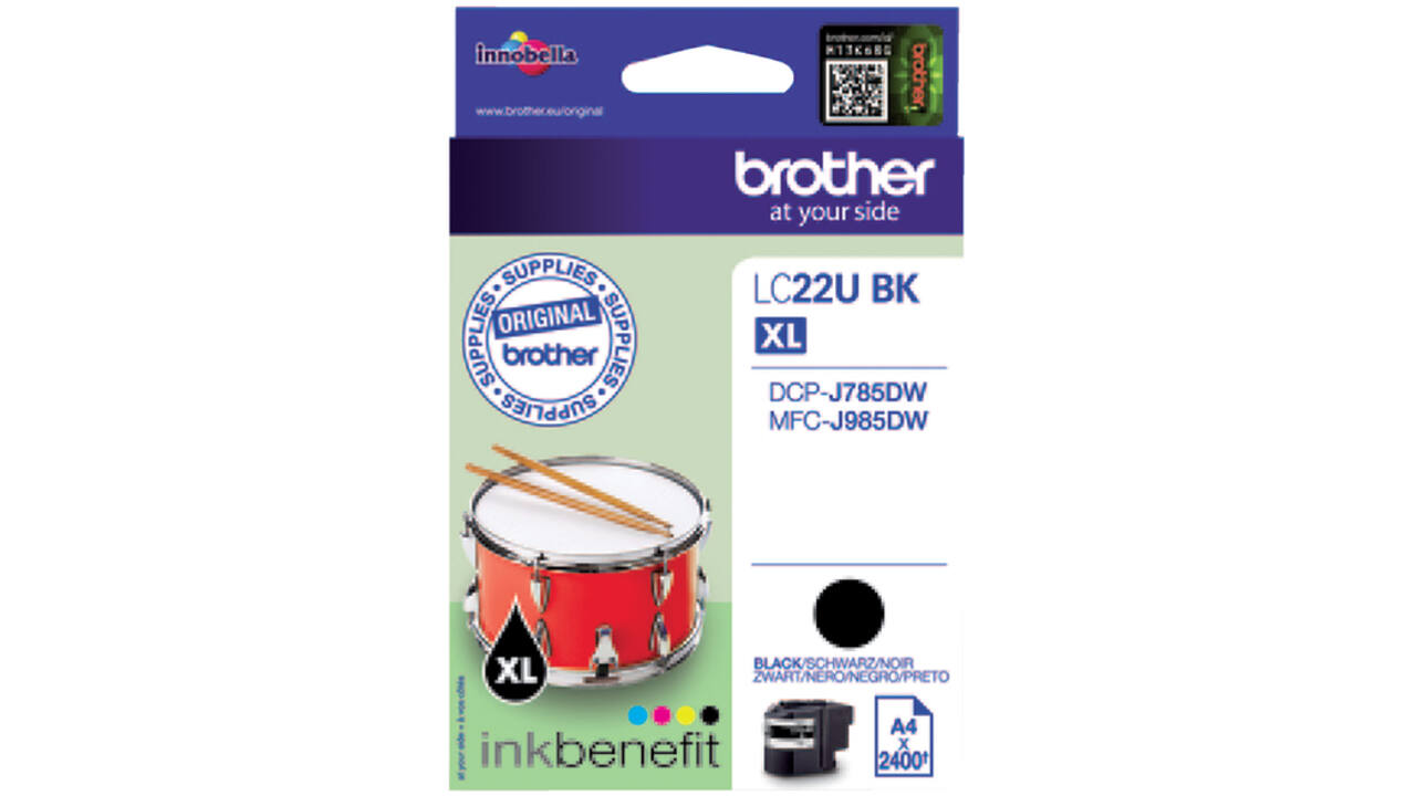 Inktcartridge Brother LC-22UBK zwart