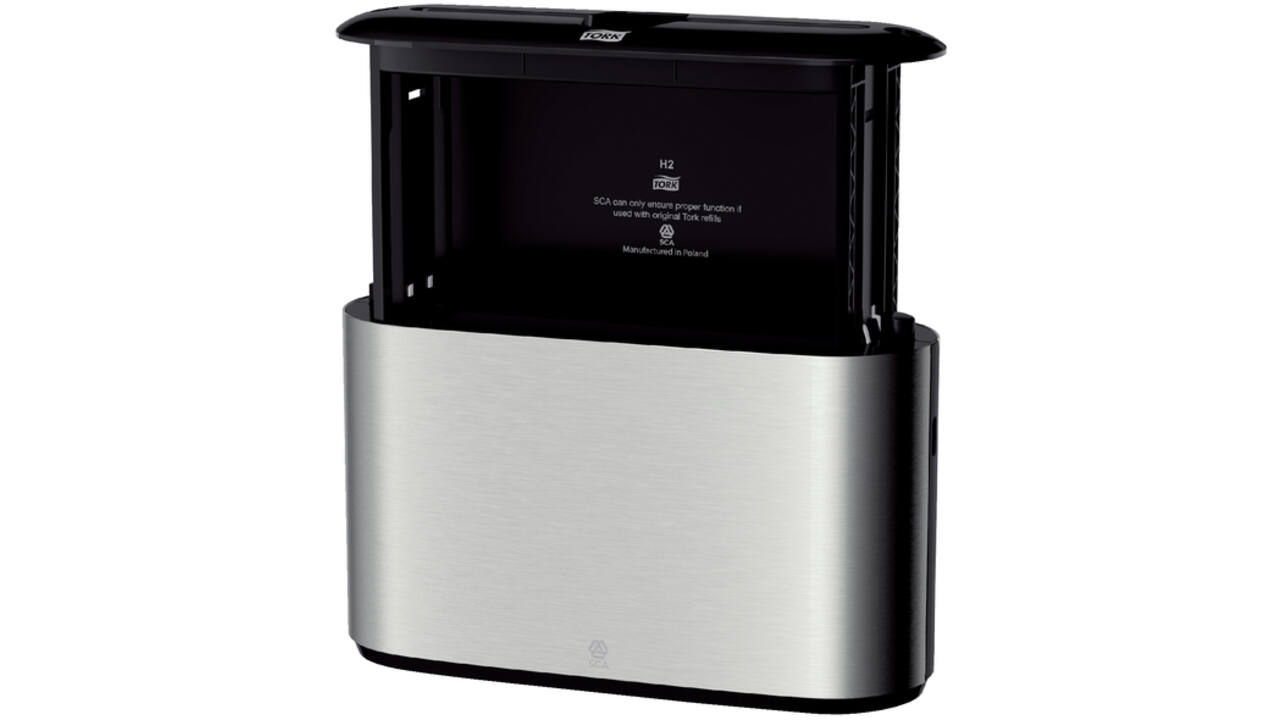Handdoekdispenser Tork Express Image lijn Countertop Multifold H2 rvs 460005