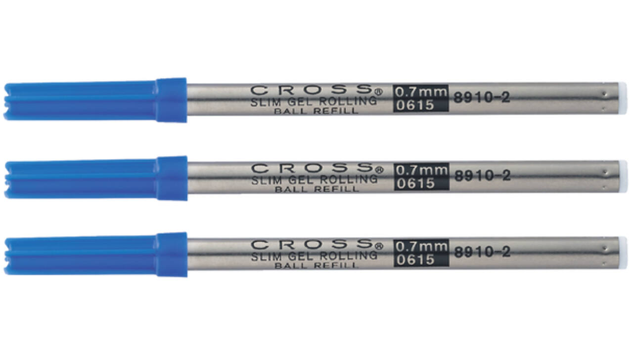Rollerpenvulling Cross classic century en Click blauw 0.7mm