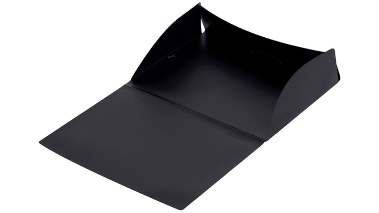 Elastomap OXFORD Urban A4 PP opaak zwart