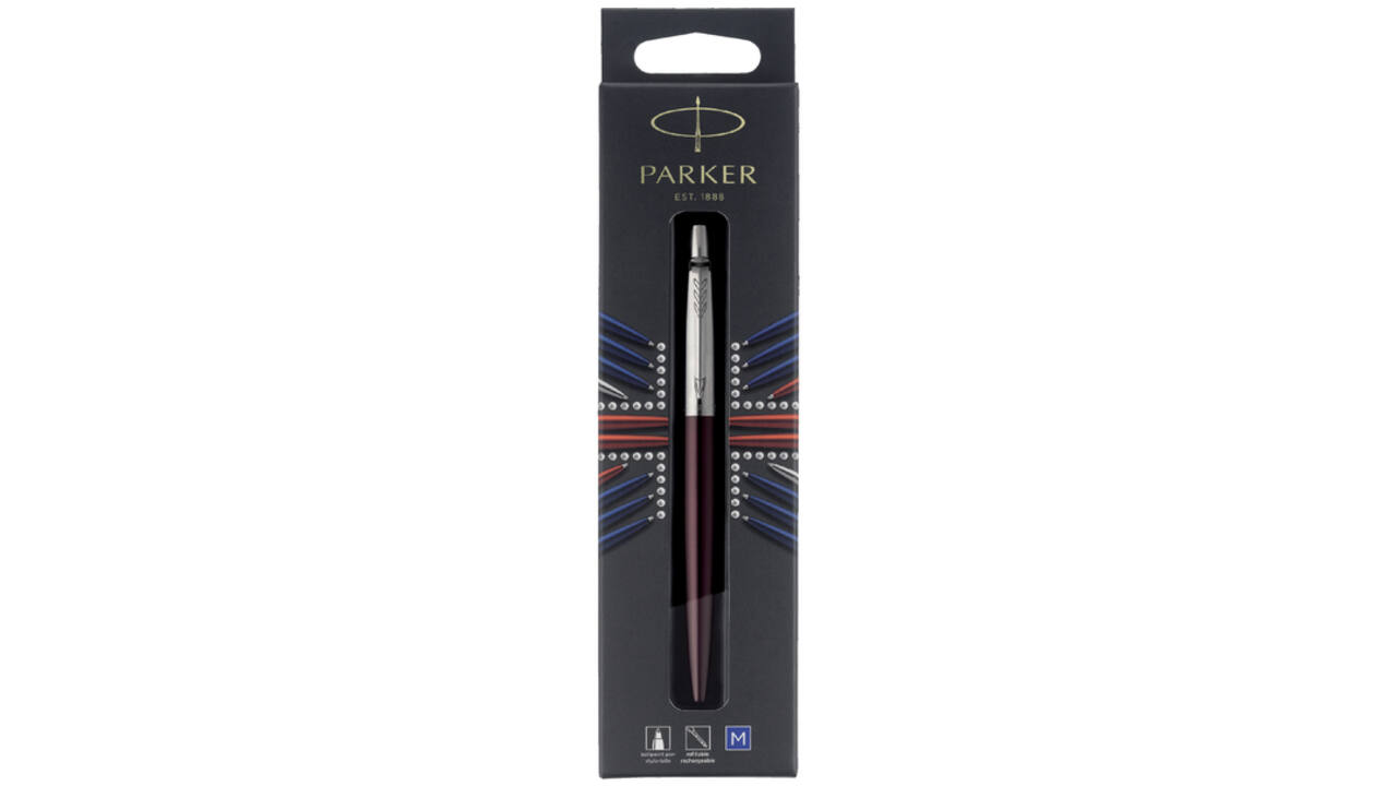 Balpen Parker Jotter Victoria violet CT medium blister à 1 stuk