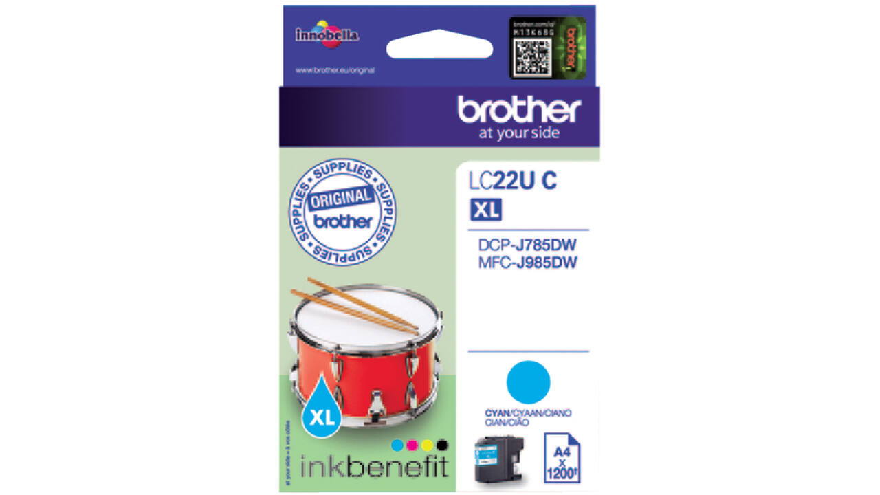 Inktcartridge Brother LC-22UC blauw