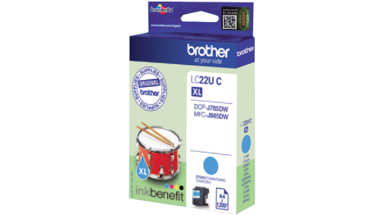 Inktcartridge Brother LC-22UC blauw