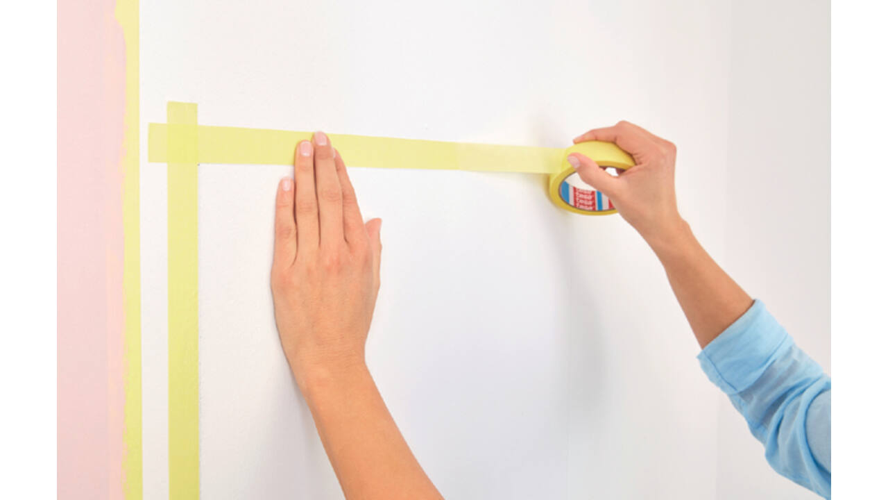 Afplaktape tesa® Professional 25mx38mm geel