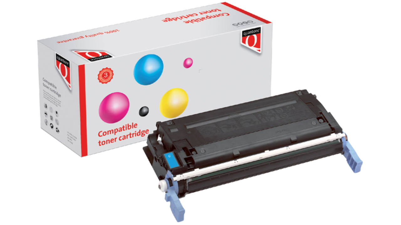 Tonercartridge Quantore alternatief tbv HP C9721A 641A blauw
