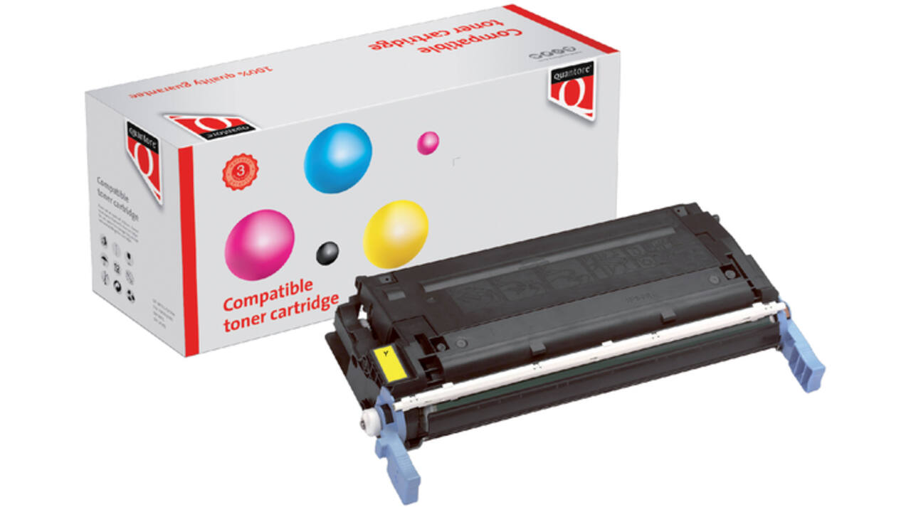 Tonercartridge Quantore alternatief tbv HP C9722A 641A geel