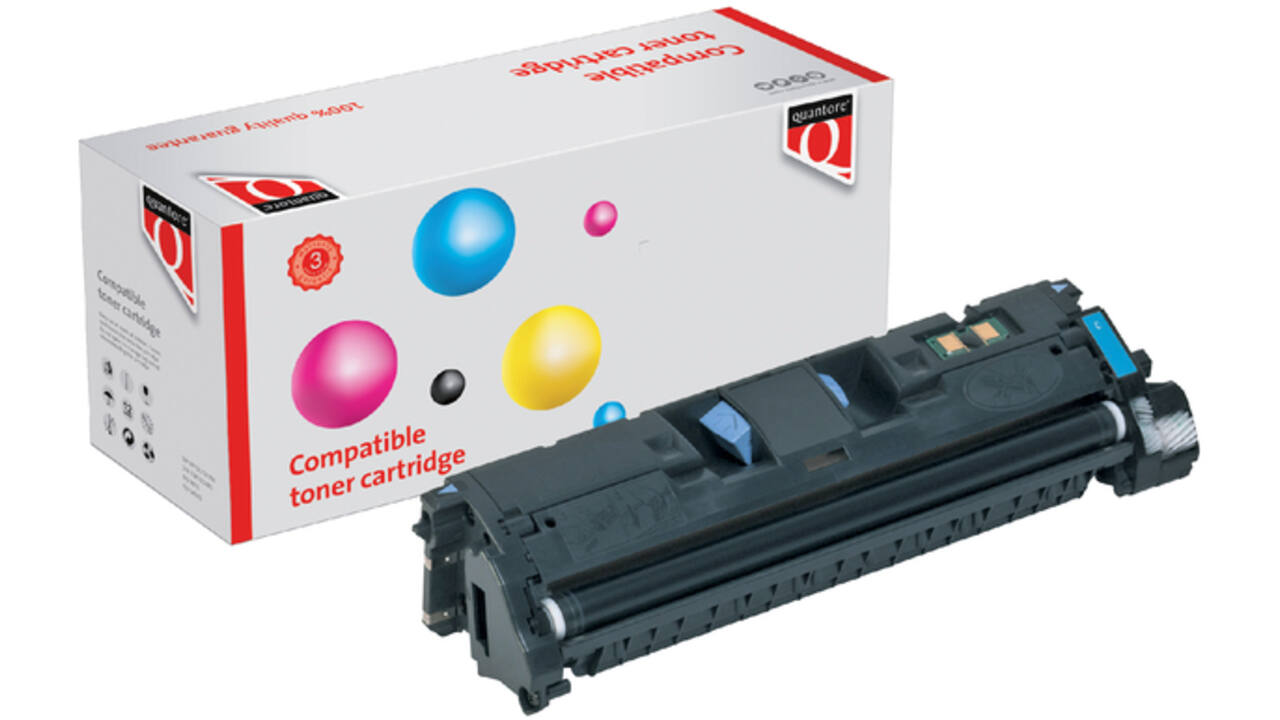 Tonercartridge Quantore alternatief tbv HP Q3961A C9701A 122A blauw