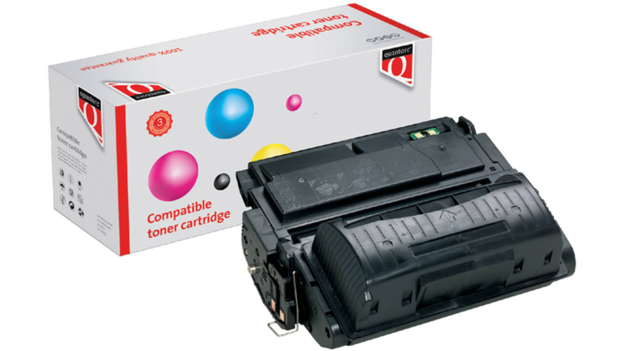 Tonercartridge Quantore alternatief tbv HP Q5942A 42A zwart