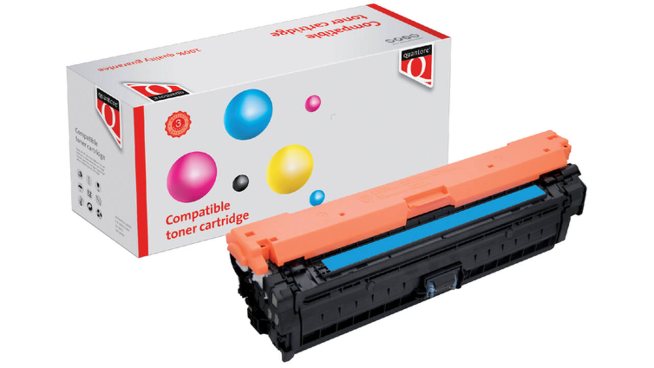 Tonercartridge Quantore alternatief tbv HP CE341A 651A blauw