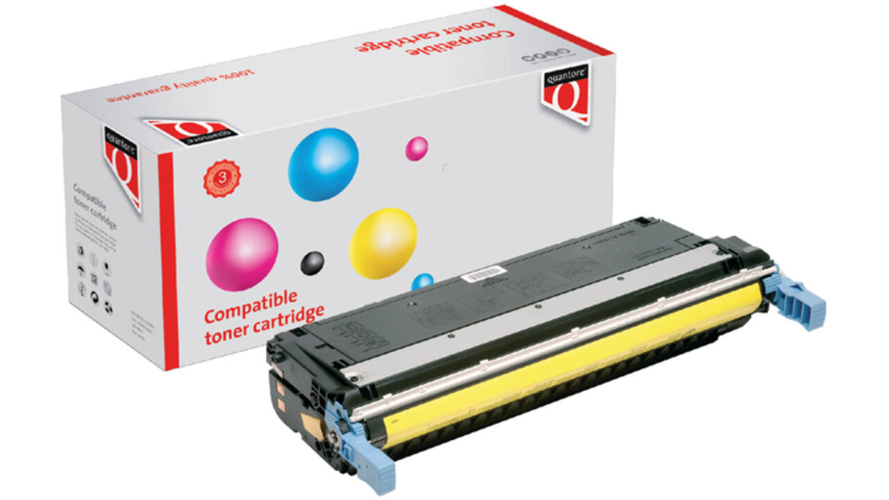 Tonercartridge Quantore alternatief tbv HP C9732A 645A geel