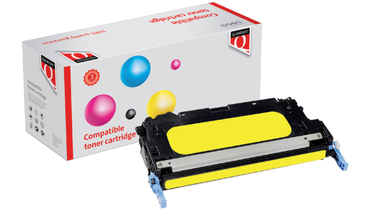 Tonercartridge Quantore alternatief tbv HP Q7582A 503A geel