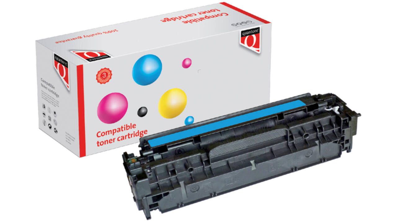 Tonercartridge Quantore alternatief tbv HP CC531A 304A blauw